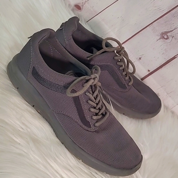 VANS 1.5 MONO LIGHT PEWTER GREY ULTRACUSH LITE SNEAKERS SHOES WOMENS SIZE 8 - Picture 13 of 17